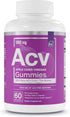 Essential Elements Apple Cider Vinegar Gummies from The Mother - Naturally-Sourced, Vegan ACV with Folic Acid and Vitamin B6 & B12 60 Count...