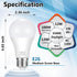A19 LED Light Bulbs 100 Watt Equivalent, HengBo 6500K Daylight White Light Bulb, 12W 1200 Lumens, Non-Dimmable, E26 Standard Medium Base Super Bri...