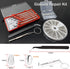 Eyeglass Repair Kit, PTSLKHN Sunglasses Repair Tool Kit with Eyeglass Screws, Precision Screwdriver Set, Tweezer and Nose Pads for Glasses and Wat...