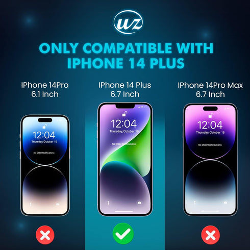 [2+2 Pack For iPhone 14 Plus Anti-Spy Tempered Glass Screen Protector Phone Accessories,2 Pack Privacy Screen Plus 2 Pack Camera Lens Protector wi...