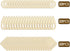 CHENRUI 60 Pieces DIY Unfinished Wood Earrings Blanks Wood Earring Parts for Macrame...