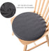 Seat Cushion Chair Pad, Round Non-Slip Comfortable Floor Soft Dining Chairs Office Bedroom Living Room Kitchen Chair Cushions Indoor (Dark Gray)...