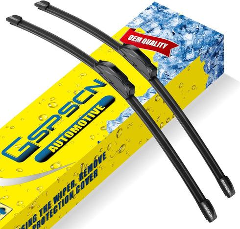 GSPSCN OEM QUALITY 24''+24'' Premium Original Replacement Windshield Wiper Blades,Quiet and Durable Stable High Performance All-Season Auto Wiper ...
