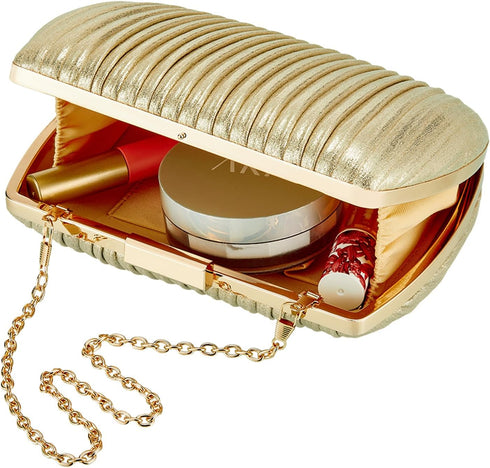 Gold Clutch,Gold Clutch Purses For Women Evening Wedding Party Handbags Bridal Prom shoulder Gold Clutch Bag...