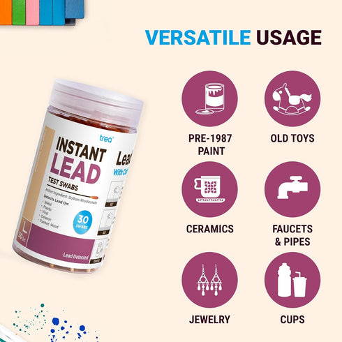 Lead Test Kit - Instant Test Swabs for Lead(30 pcs)...