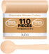 Disposable Wooden Spoons – 110 Pack 3.9 Inch Mini Wooden Spoons, Biodegradable Sample Spoons...