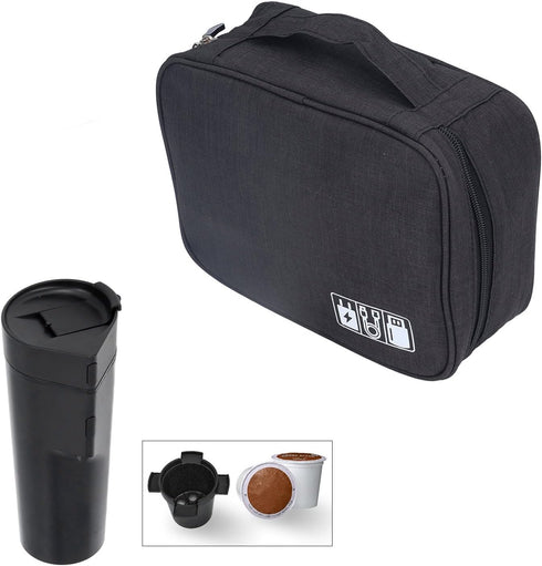 HEEPDD Coffee Maker Bag, Travel Coffee Machine Bag Portable Coffee Maker Carring Bag Storage Mini Tote Case for Outdoor...