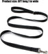 2-Pack Reflective Dog Leash 6ft - Nylon Dog Leashes for Small Dogs, Medium Dogs, Large Dogs, Puppy, Cats - 6ft Training Leash with D Ring (Black, ...