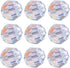 LONGWIN 84pcs AB Crystal Round Beads 8mm Vertical Hole Adabele Austrian Glass Round Ball Pendants Beads Charms for DIY Project Earring, Necklaces,...