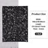BENECREAT 3Yard Black Sequins Star Lace Fabric, 59" Silver Stamping Star Mesh Lace Fabric for DIY Handmade Clothing Wedding Dress Home Decor, 0.4m...