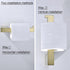RANDOM Brushed Gold Toilet Paper Holder, Bathroom Hardware Accessories SUS 304 Stainless Steel Modern Tissue Paper Roll Holder Nordic Minimalism C...
