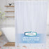 SlipX Solutions Protected Shower Curtain Liner, 3G Lightweight, 70"x72", Clear...