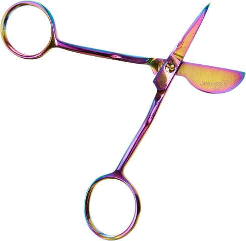 4" Duckbill Applique scissors, Rainbow...