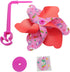 Bike Handlebar Pinwheel for Kids, Bike Accessory Decoration Wind Spinner for Kid's Bicycle (Pink Unicorn)...