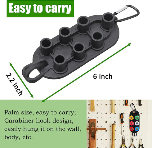 Turbo Nozzle Pressure Washer, Rotating Pressure Washer Nozzle with 1/4" Quick Connect, 7 Spray Nozzle Tips with Nozzle Holder, 3000 PSI, Orifice 4...