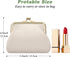 Coin Purse, Small PU Leather Change Purse, Coin Purse Wallet with Clasp, Car Coin Holder Pouch for Woman Men Kids Girls (Apricot)...