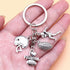 iMagitek 20 Pcs Football Keychains Football Helmet Charm Football Player Charm Keyrings for Football Lover Gifts...