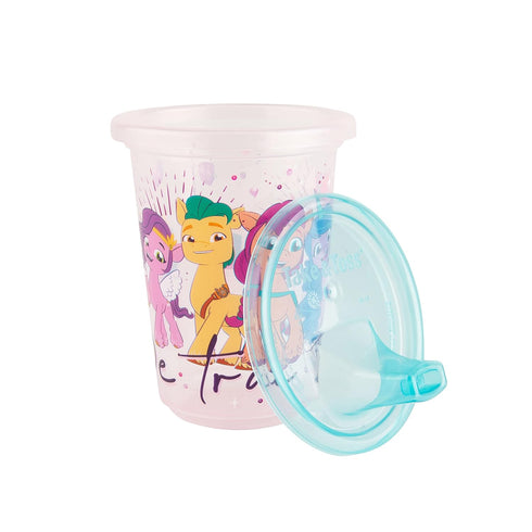 The First Years Take & Toss My Little Pony Sippy Cups - Reusable Toddlers Cups with Lids - Kids Party Pack with 2 Travel Caps - 10 Oz - 10 Count...
