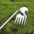 Weeding Artifact - Hand Weeder Tool for Effortless Weed Removal -New Weed Puller with 4 Sharp Teeth - Dual Purpose Gardening Tool with ?with Long ...