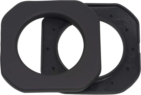 Dritz Home 1-9/16" Plastic Square Curtain Grommets, 8 Sets, Matte Black...