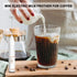 Milk Frother for Coffee Handheld Electric Rechargeable, Double Whisks 2 in 1 Hand Drink Mixer Milk Foamer for Cappuccino Latte Hot Chocolate,Small...