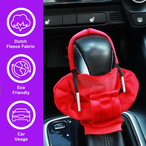 Gear Shift Cover, Gear Shift Hoodie for Automotive Exterior: Universal Car Gear Shift Knob Cover - Funny Shirt Sweater for Shifter Knob - Car Inte...