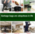 4 Gallon/100pcs Small Trash Bags, Fangkun Small Garbage Bags, Handle Rubbish Bags for Home, Office, Car/15 Liter/5 Rolls (Multi-color)...