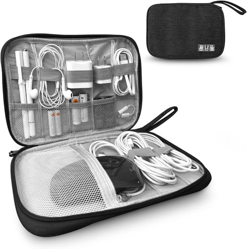 Electronics Charger Organizer - Travel Cable Case for Cords, Chargers, and Tech Accessories...