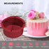 4 inch Silicone Round Cake Pans Set of 4, Non-stick Easy Releasing Mini Cake Pans, Flexible BPA Free Silicone Baking Mold Pans for Layer Cake, Min...