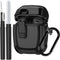 for Google Pixel Buds Pro Case 2022 with Cleaner Kit, Military Hard Shell Protective Armor Cover with Lock & Carabiner for Google Pixel Pro Earbud...