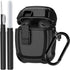 for Google Pixel Buds Pro Case 2022 with Cleaner Kit, Military Hard Shell Protective Armor Cover with Lock & Carabiner for Google Pixel Pro Earbud...