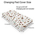 Western Cowboy Changing Pad Covers Cowboy Hats Boots Coins Cactus Goat Skull Horse Diaper Changing Pad Table Sheets for Boys Soft Breathable Stret...
