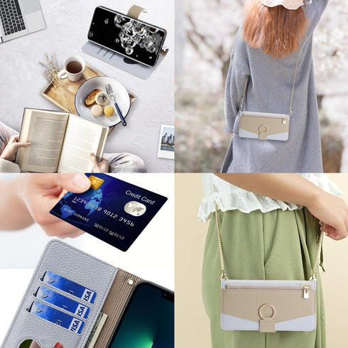 Asuwish Phone Case for Samsung Galaxy S20 Ultra 5G Wallet Cover with Screen Protector and Mirror Flip Cover Ring Card Holder Crossbody Strap Cell ...