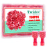 Twidec/150PCS Nylon Spade Connectors Kit 22-18 Gauge Quick Disconnect Fully Insulated Female Wire Spade Terminal Assortment Kit Red N-066-R-Fe...