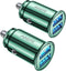 AINOPE 2 Pack Fast Mini Car Charger, 4.8A Metal Car Charger Adapter Flush Fit, Dual Port USB Car Charger Compatible with iPhone 14 13 12 Pro Max 8...