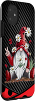 iPhone 11 Red Gnome Hippie Daisy Flowers Gnome Ladybugs - Christmas Case...