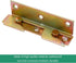 4 Sets No Mortise Bed Rail Fittings Wooden Bed Frame Connectors Metal Bed Rail Fasteners...