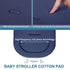 Baby Stroller Seat Liner for Stroller Universal Baby Stroller Cooling Cotton Pad Infant Car Stroller Accessories Breathable Mat for Pushchair Car ...