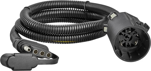 Oyviny USCAR 7-Pin to 4-Pin Trailer Wiring Harness Replacement 55515 for Ford/GM/Dodge Vehicles, 7 Way Vehicle-Side to 4 Pin Trailer Connector 36"...