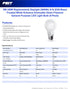 Feit Electric A19 LED Filament Light Bulbs, 40W Equivalent, Dimmable, E26 Standard Base, 450 Lumens, 5000K Daylight, 13 Years Lifetime, Frosted Wh...