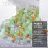 120g Random Glass Beads Kit for Jewelry Making, 6-10mm Round Crystal Glass Beads for Bracelet Making (Green)...