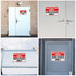 4 Pcs Restricted Area Employees Only Sign 10 x 7 Inches Do Not Enter Sign with 4 Pre Drilled Holes Reflective Warning Signs Rust Free Easy to Moun...