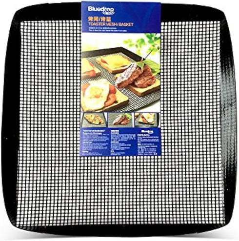 Bluedrop Toaster Baskets, Black, Rectangular, 30X35CM, PTFE Coated Fiberglass, Non Stick, Modern, Kitchen, BASKET, Baking Basket...