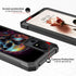 for TCL 40 XL Case,TCL 40 T Phone Case with Glass Screen Protector,Heavy Duty Hard PC,Shock-Absorbing Corner TPU Bumper Shockproof Protective Phon...