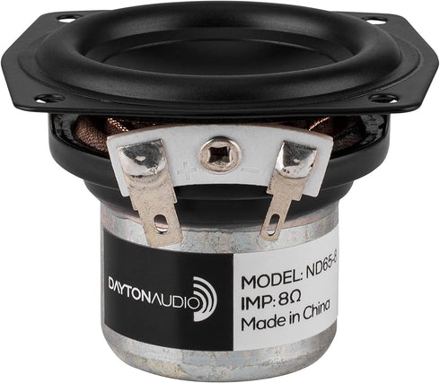 Dayton Audio ND65-4 2-1/2" Aluminum Cone Full-Range Neo Driver 4 Ohm...