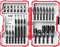 Impact Driving Accessory Set, 26-Piece,Industrial Strength, 1/4" Hex Shank...