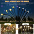 Firefly Lights Solar Outdoor, Solar Powered Firefly Lights, 2Pack Fire Fly Solar Garden Lights, Waterproof Swaying LED Solar Decorative Lights Sti...