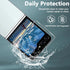 2+2+2pack For Galaxy Z Flip6 screen protector, Transparent Soft TPU Protective Film + Outer Tempered Glass Screen Protector + Camera Lens Protecto...