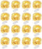MUMUXI Battery Operated LED Fairy Lights, 16 Pack, 10ft Warm White, Waterproof, Energy Efficient, Indoor Outdoor Usage...