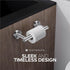 Day Moon™ Brushed Nickel Toilet Paper Holder - Toilet Paper Holder Wall Mount - Modern Toilet Paper Roll Holder, Toilet Paper Holder Brushed Nicke...